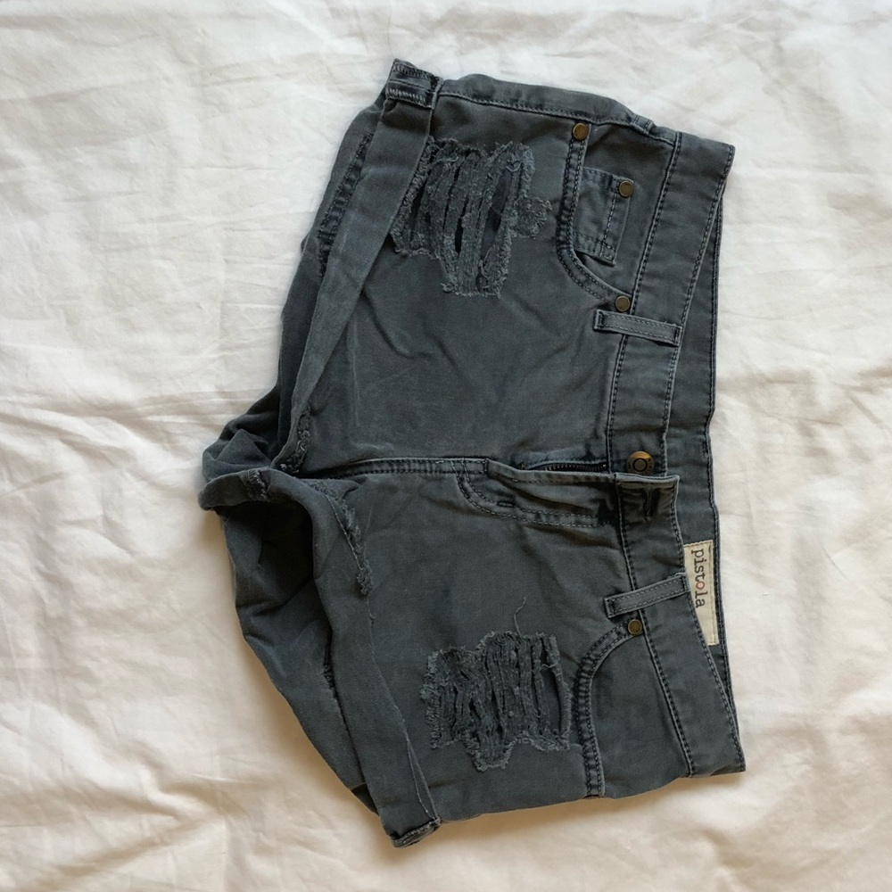 Blue/ grey jean shorts